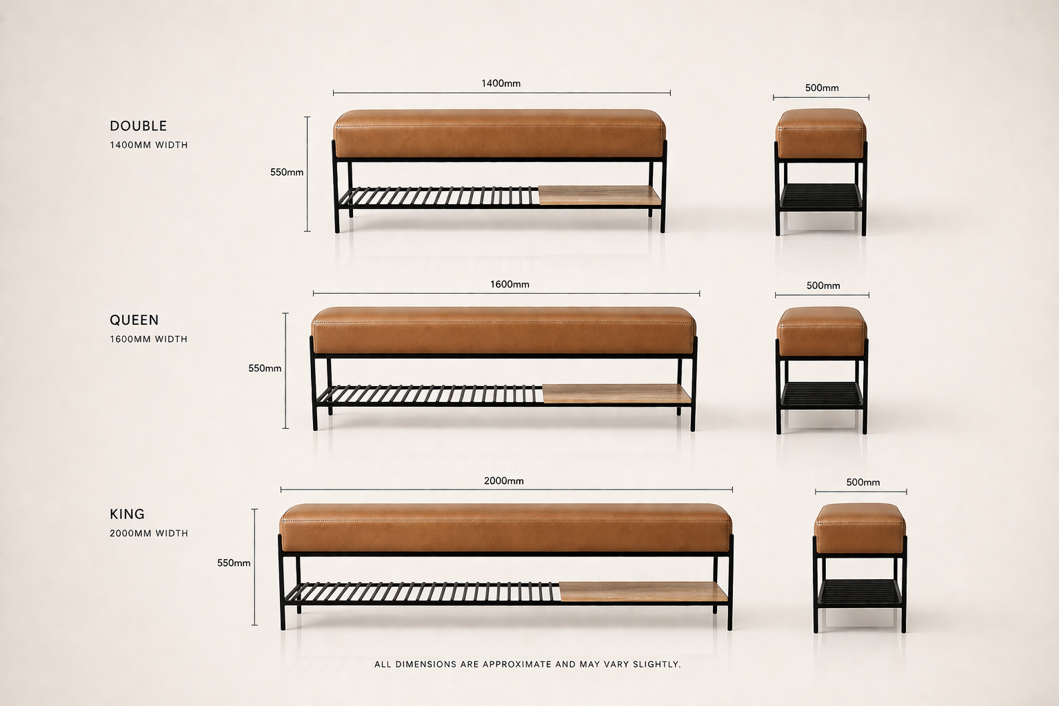 the KELLY bed end bench