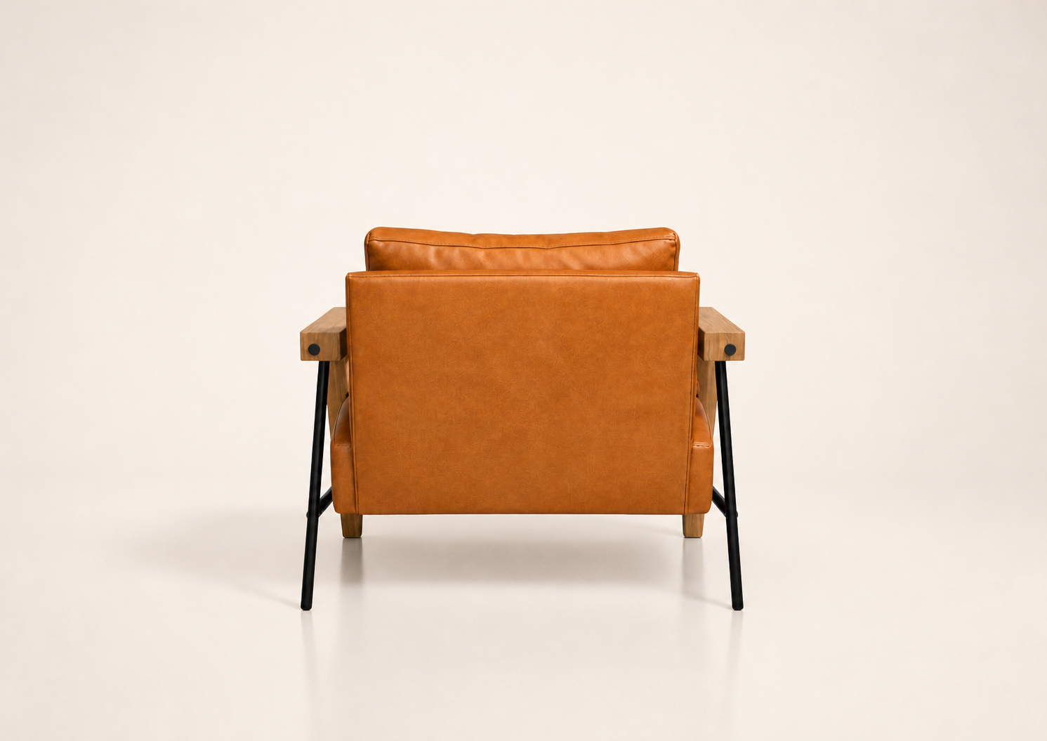 the ALOUISE occasional chair rear view