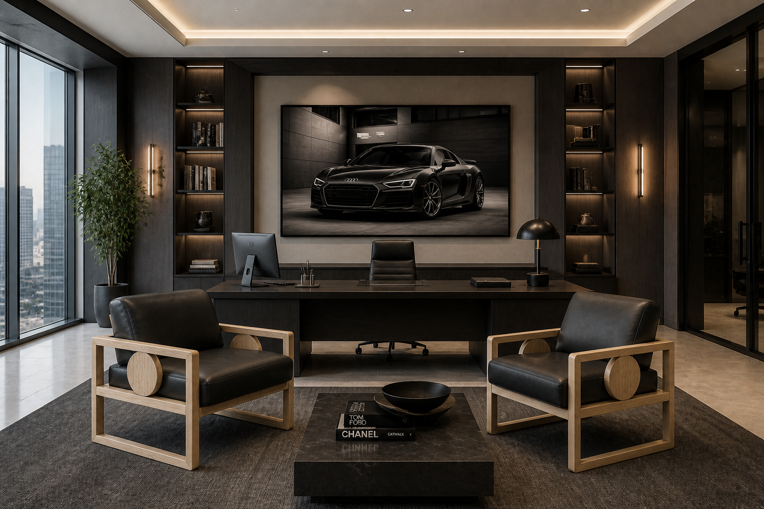 the ANDELENE occasional chair in a styled room setting