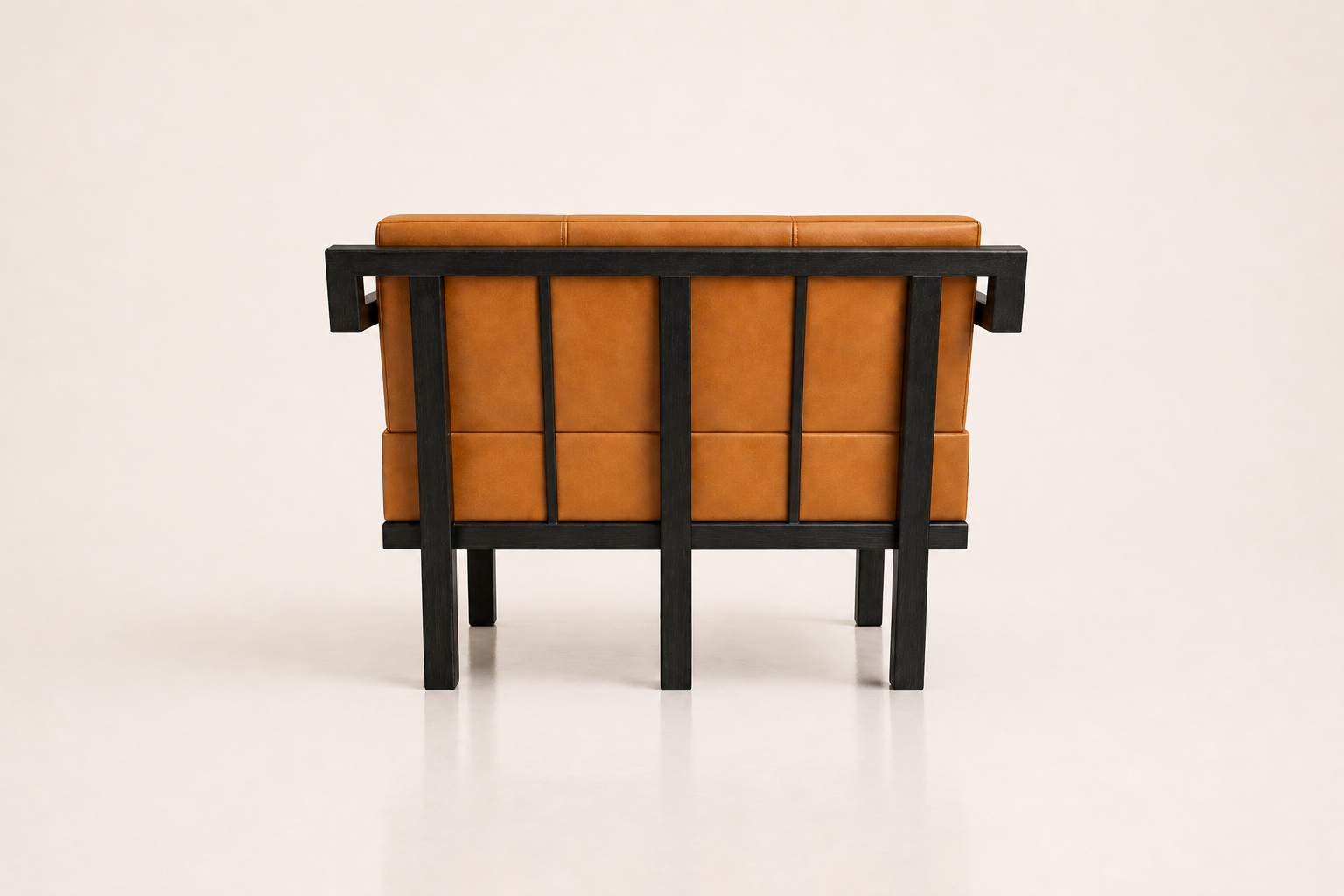 the BARRY occasional chair rear view