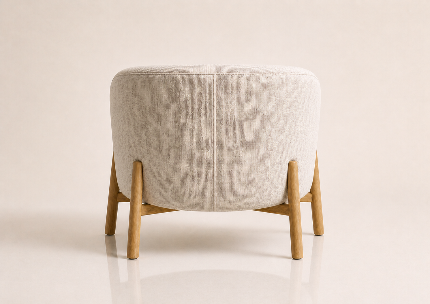 the ELMARIE occasional chair rear view