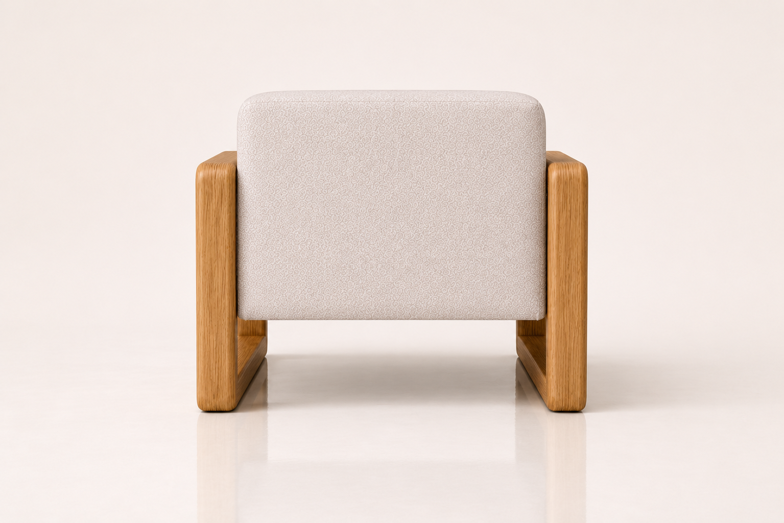 the ELMÉ occasional chair rear view