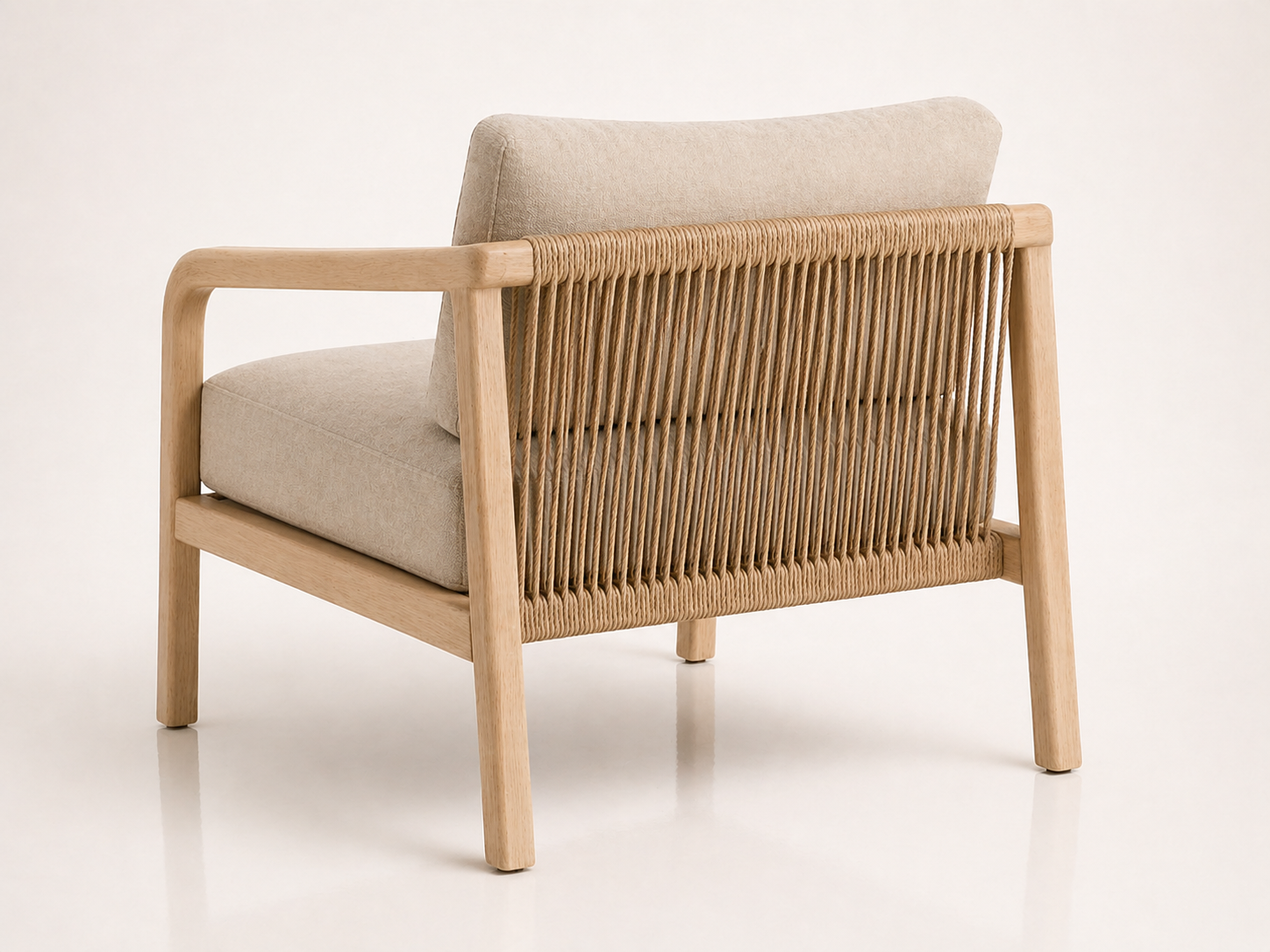 the ELMINE occasional chair rear view