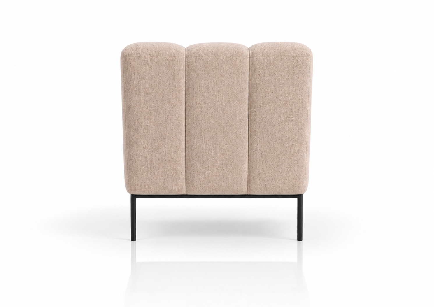 the JANA occasional chair rear view