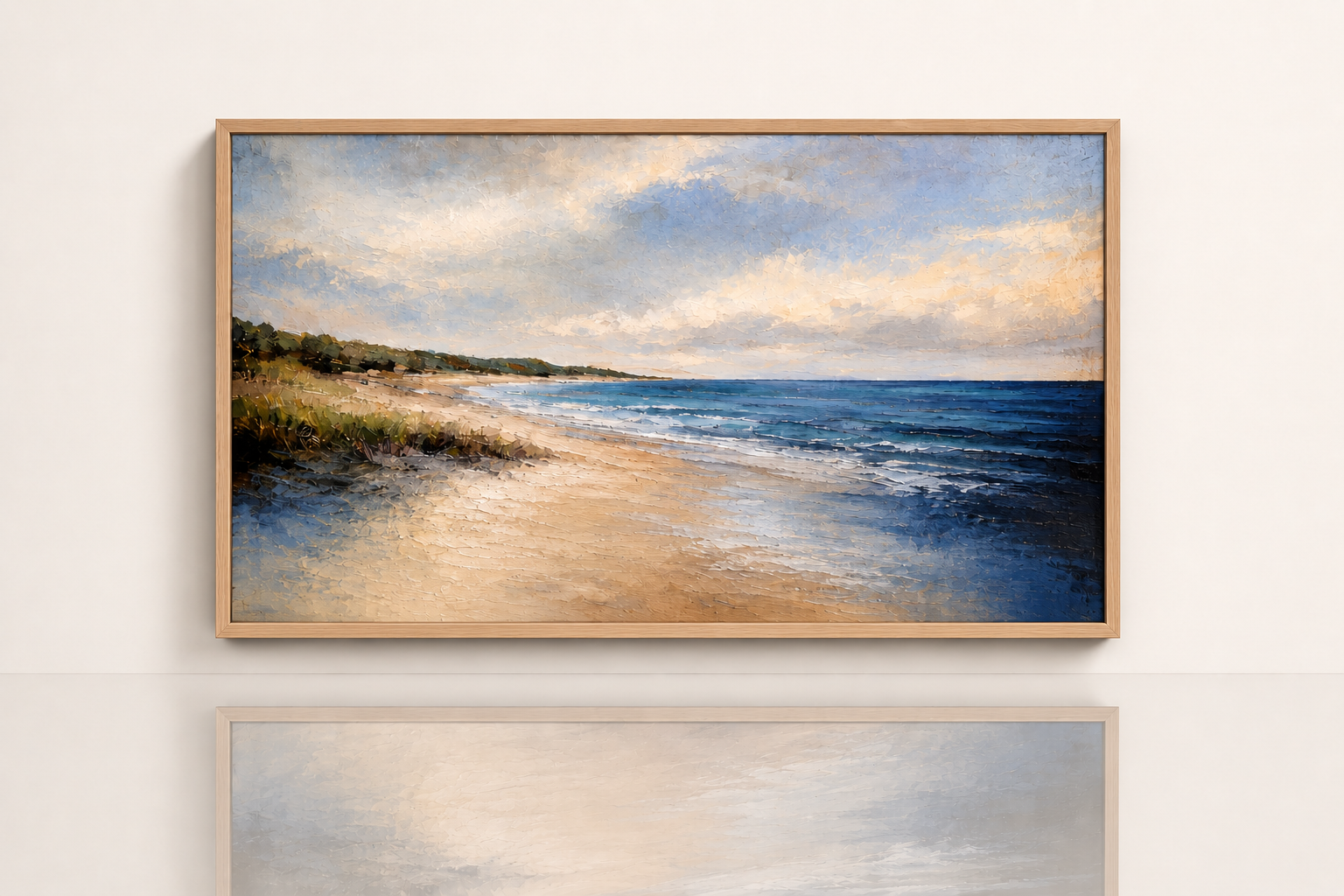 the JONATHAN art in light oak wood-look (NUDE SUNRISE)
