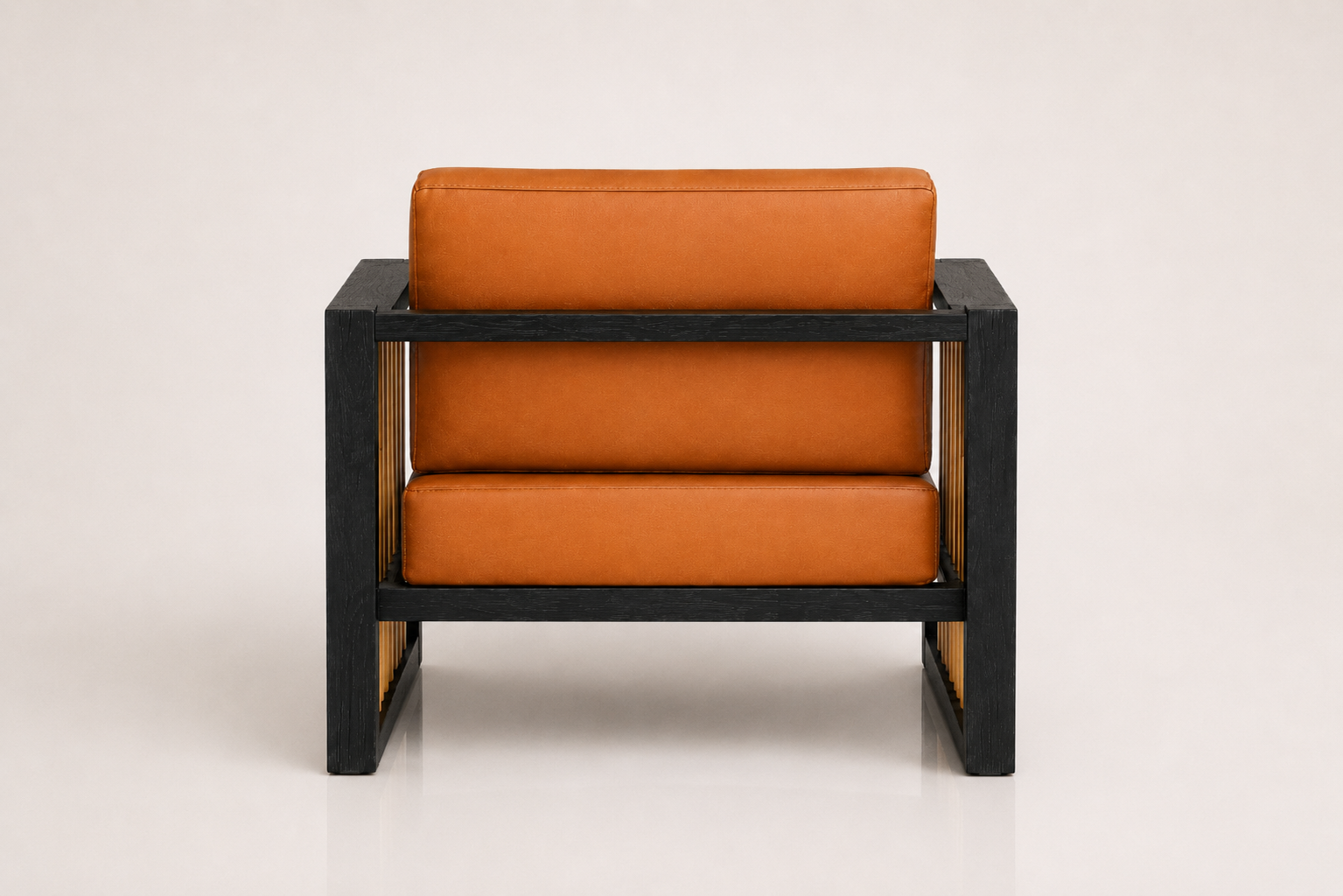 the JONATHAN occasional chair rear view