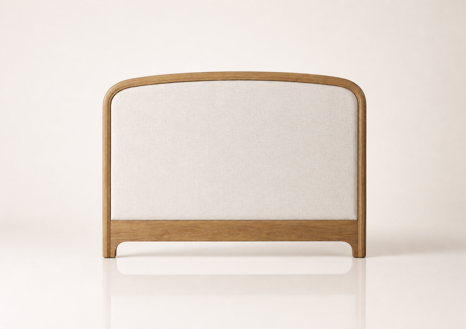 the KELLY headboard in light oak wood-look (NUDE SUNRISE)