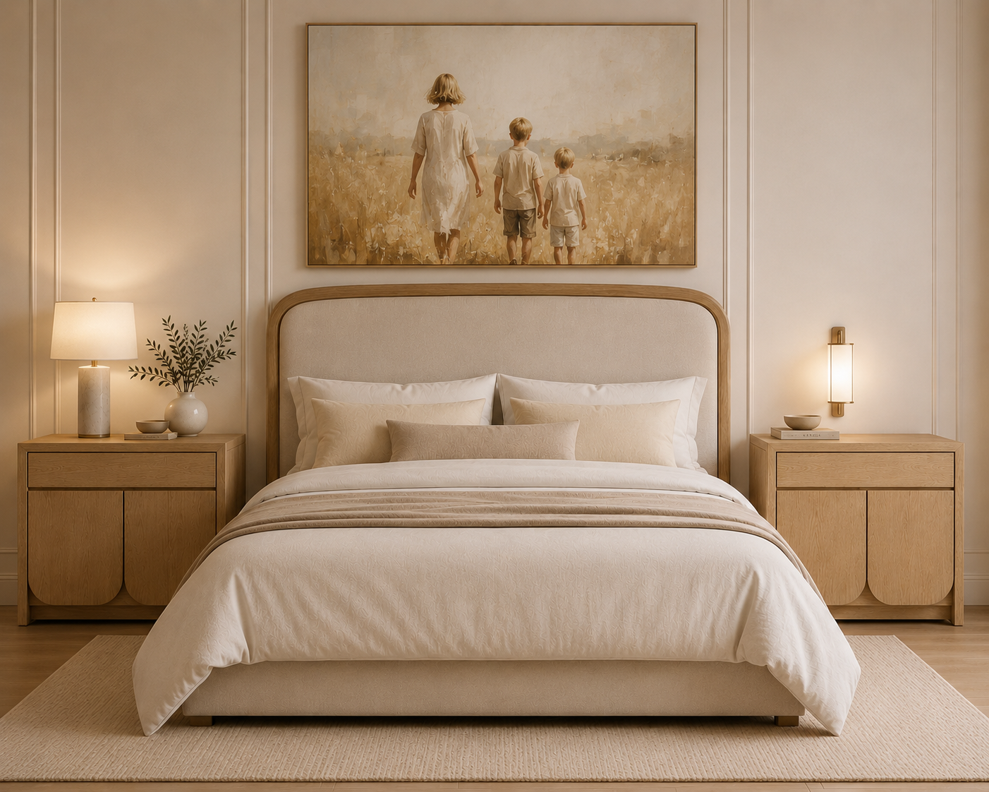 the MARIËTTE mariette bedside vanity 2 in a styled room setting