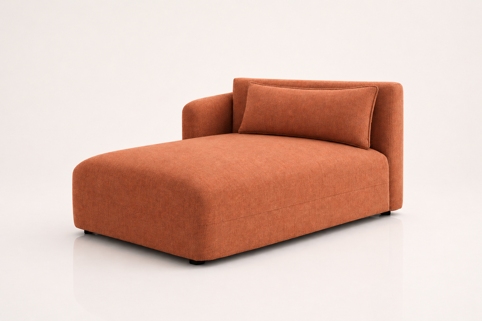 The ELMÉ daybed in tan brown (AMBER HUSK)