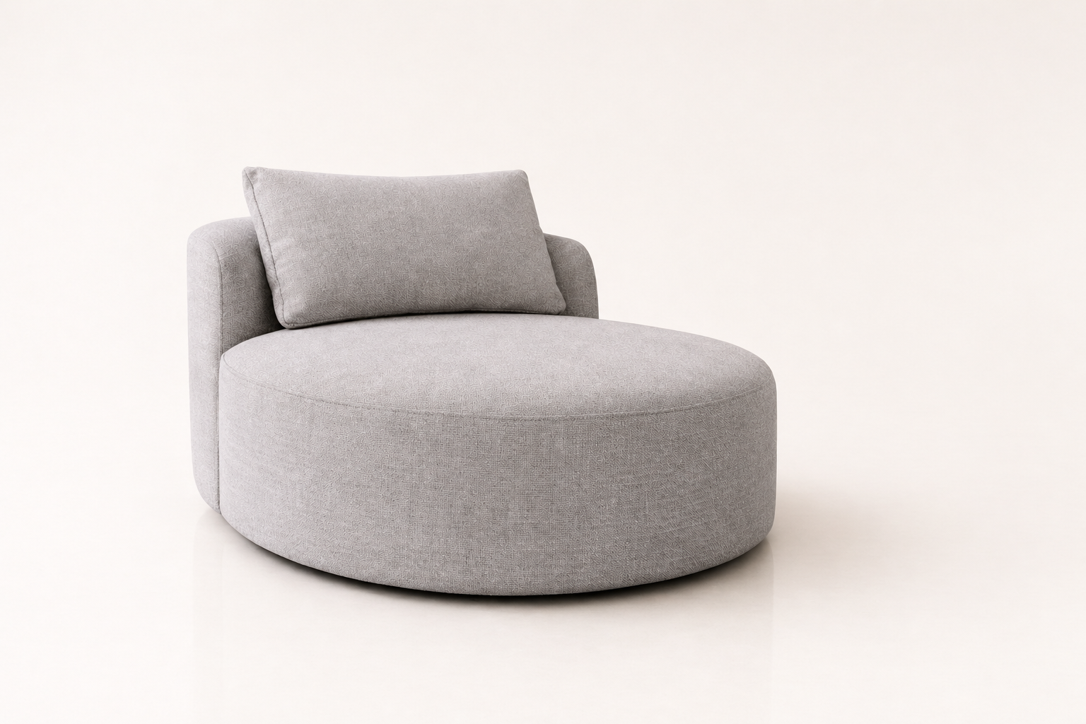 The LINDA daybed in warm darker cream (MOON MIST)