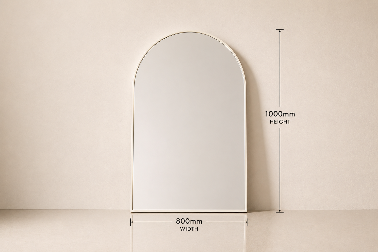 the ELMARIE mirror dimensions diagram