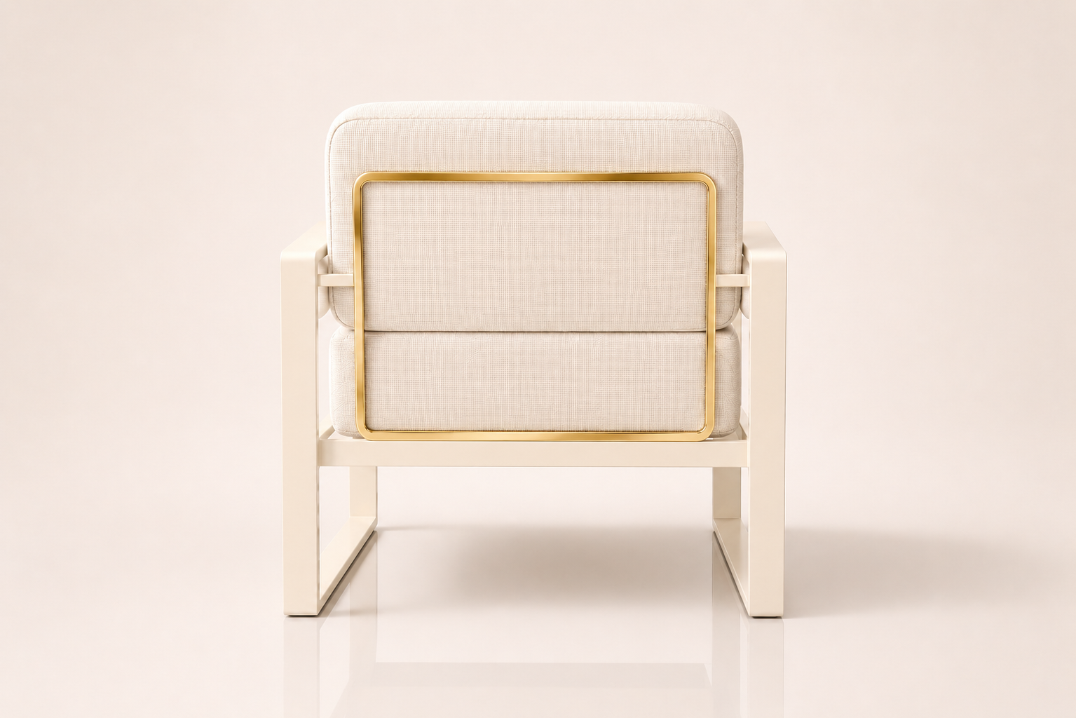 the ZAMBIA EUPHORIA patio occasional chair outdoor piece rear view