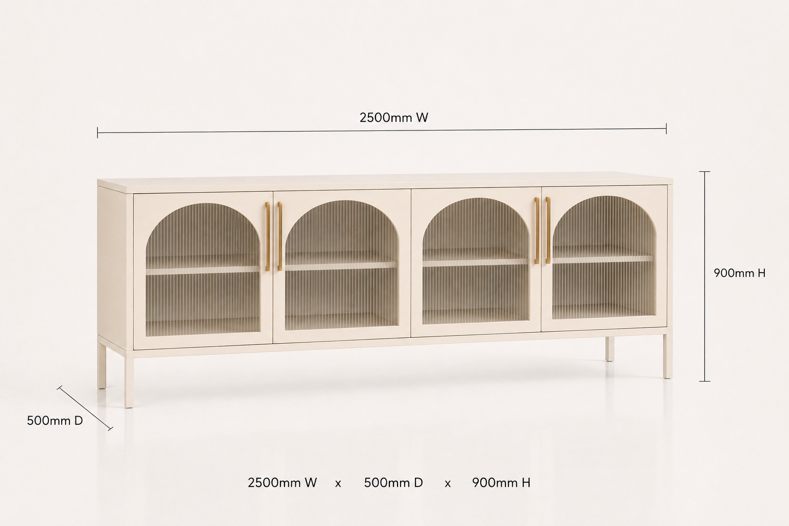 the MIZA sideboard