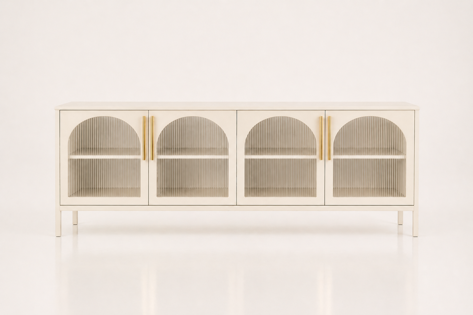 the MIZA sideboard in ivory cream off-white (TUSK)