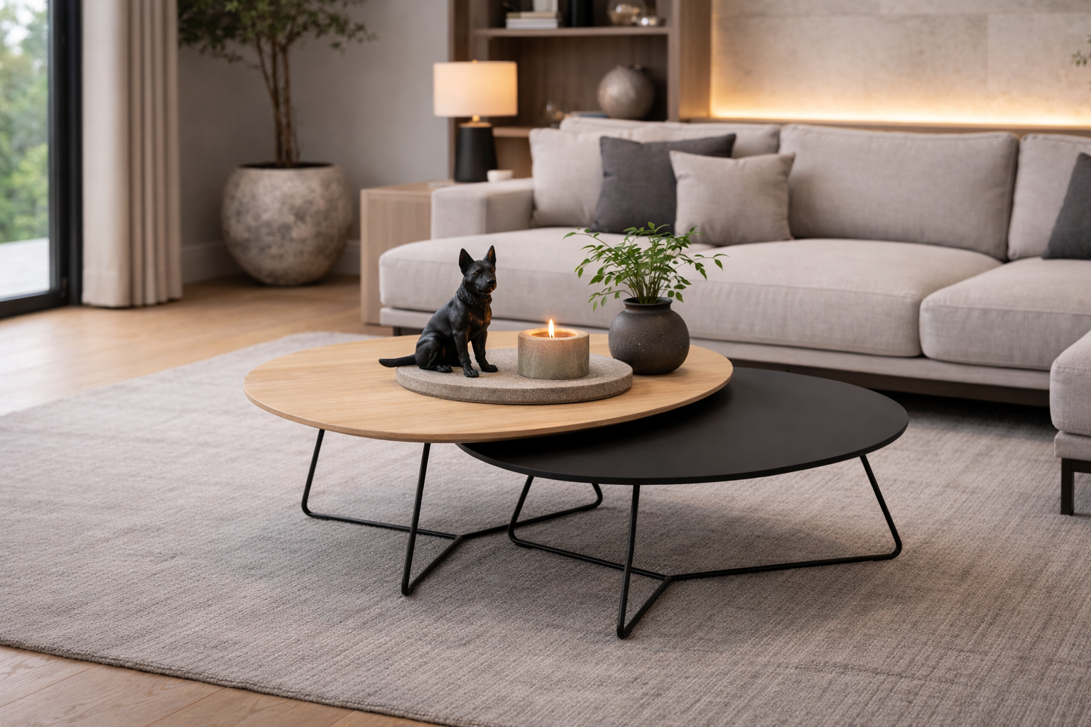 the BAREND nested coffee table