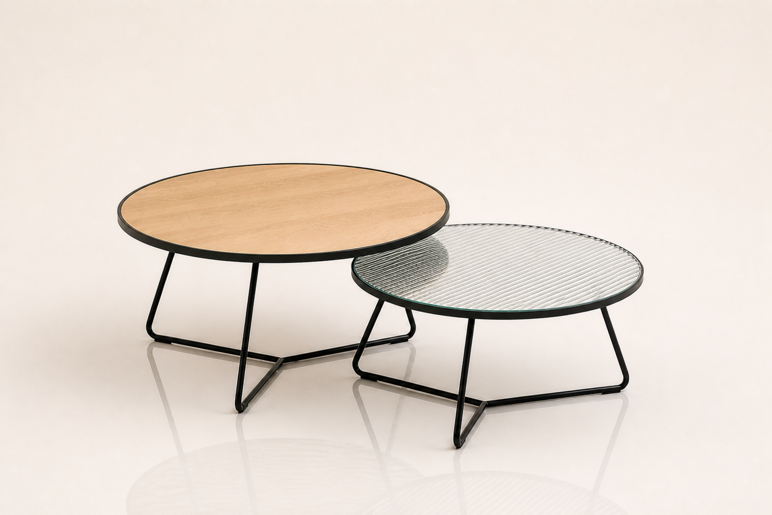 the RUMÉ nested coffee table