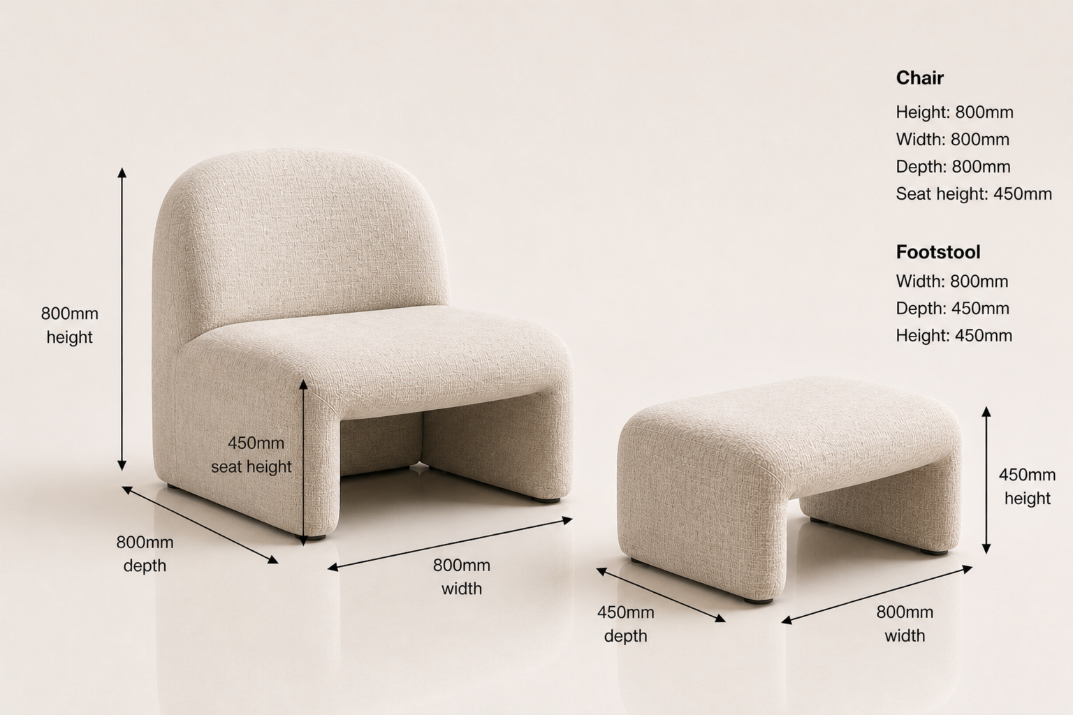 the RUMÉ unwind chair